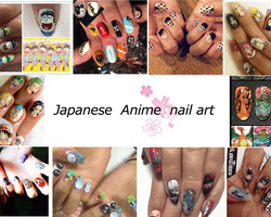 海外の方に喜ばれる痛ネイルデザイン10選（10 Japanese Anime Nails)